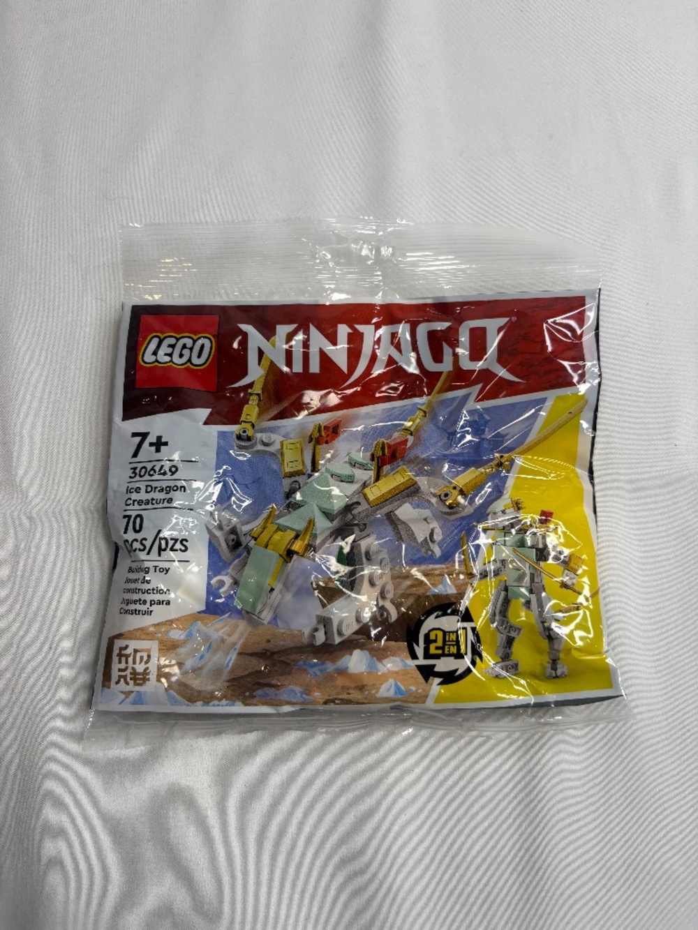 LEGO NINJAGO: Ice Dragon Creature Polybag (30649) NEW + SEALED